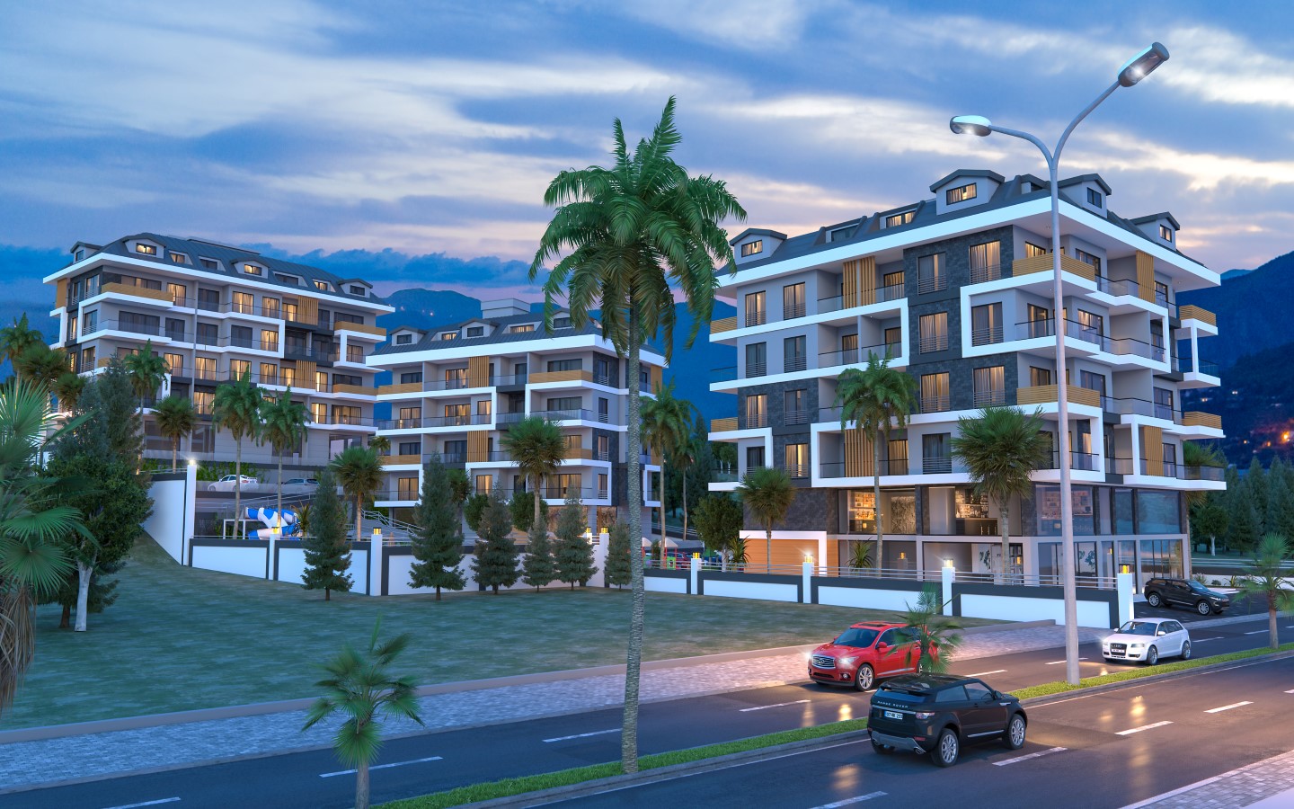 Alanya Merkez'de Lüks Daireler