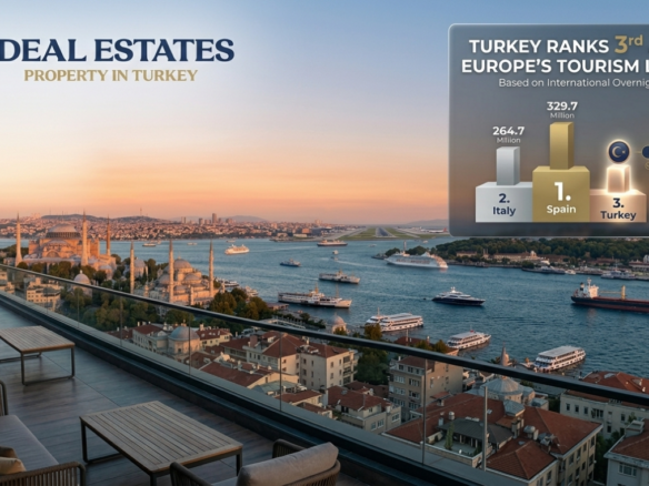 Turkey Ranks 3rd Among Europe’s Tourism Leaders